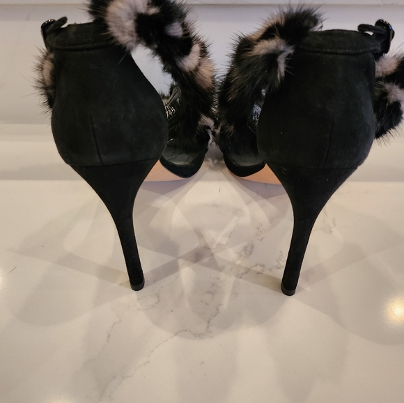 Stuart Weitzman New without box Mink fur heels - Picture 9 of 13
